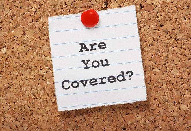 insurance policy document with motorcycle in background in Oak Park